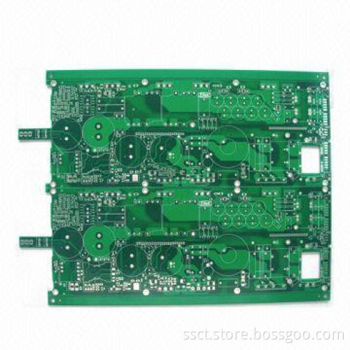 Four-layer PCB with lead-free HAL Surface Finish and V-Cut Plus Routing